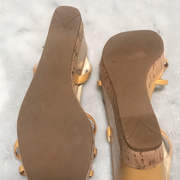 PRADA CORK WEDGE SANDAL- SHOES - Picture 8 of 8